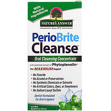 Концентрат для полоскання рота Nature's Answer "PerioBrite Cleanse Oral Cleansing" смак м'яти (120 мл)