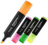 Маркери текстові "Highlighter", 2-4 мм, набір 4 шт. Delta by Axent, фото 2