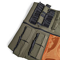 Жилет мисливця з патронташем та сигнальними накладками LeRoy Olive Fleece Mark (ONE SIZE), фото 3
