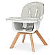Дитячий стільчик для годування ME 1050 ORGANIC з дерев'яними ніжками - фото 4 - id-p1566711414