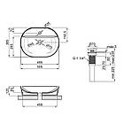 Раковина Qtap Scorpio 505х385х120 Matt black QT142202MBMB, фото 2