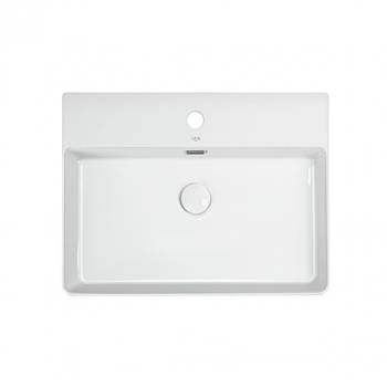 Раковина Qtap Nando LT 600х420х120 White з донним клапаном QT12112173W