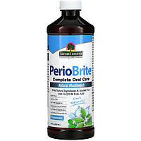 Ополаскиватель для полости рта Nature's Answer "PerioBrite Natural Mouthwash" вкус зимняя мята (480 мл)