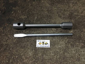 Ключ балонний 32х33 з комірчиком МАЗ КАМАЗ КрАЗ (L=395мм) (d=22)