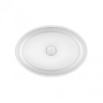 Раковина-чаша Qtap Kolibri 500x360x140 White з донним клапаном QT10113054W