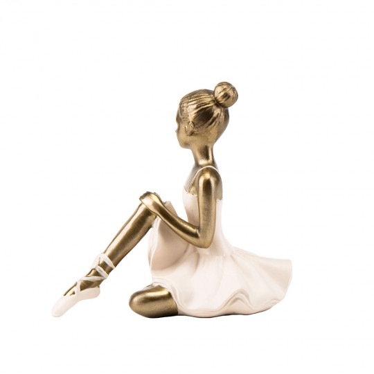 Настільна статуетка дівчина "Юна балерина" 17,5/19/13,5 см Lefard (2007-126)