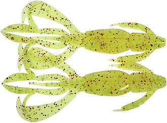 Силікон Keitech Crazy Flapper 3.6" (7 шт/уп) ц:pal#01 chartreuseredflake