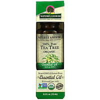 Органическое эфирное масло чайного дерева Nature's Answer "Tea Tree Organic Essential Oil" (15 мл)