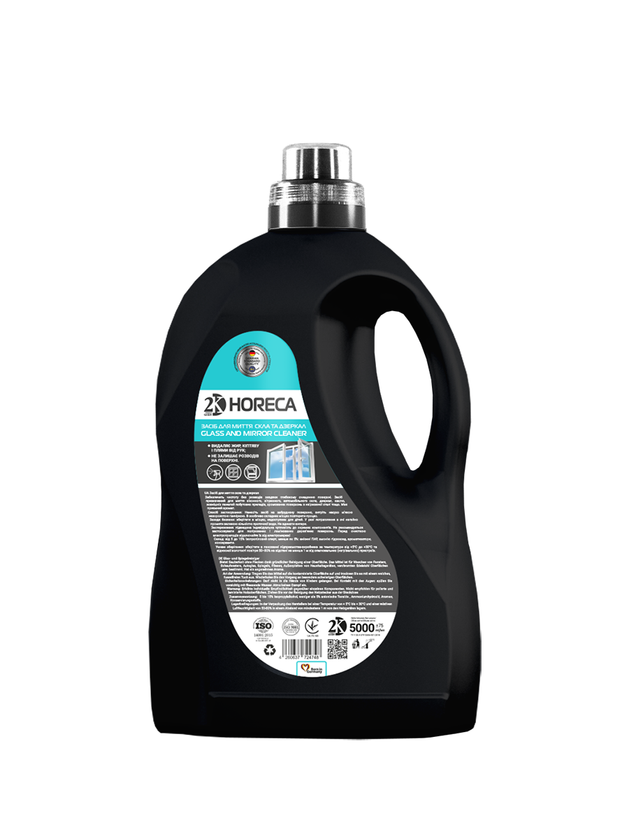 Засіб для миття скла та дзеркал 5200 г 2K HORECA, фото 1