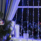 Світлодіодна гірлянда водоспад Xmas 240-B LED 3 м х 2 м Синя Лучшая цена, фото 2