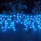 Вулична гірлянда бахрома Xmas B-1 LED 120 3.3 Line Short curtain Синя Лучшая цена, фото 2