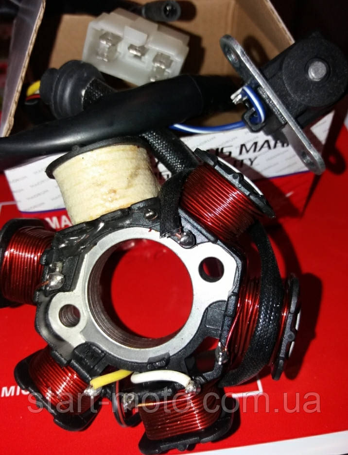 Honda 49cm3 Статор Генератор 6-котушка Lead-AF20 Tact-AF24|30|31|51 Dio18|25|27|28 Якісний Китай