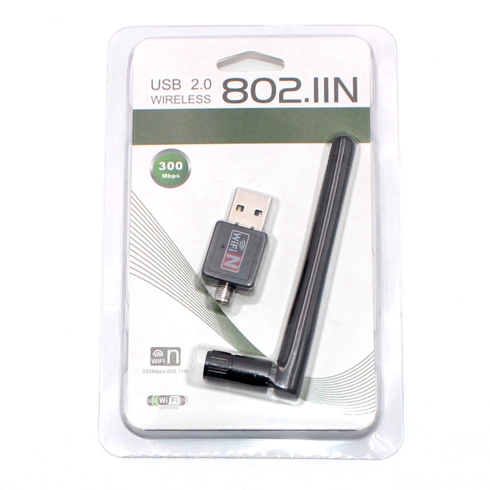 Зовнішній Wi-Fi USB адаптер 802.11 з зовнішньою антеною Мережевий Юсб Adapter LV-UW02