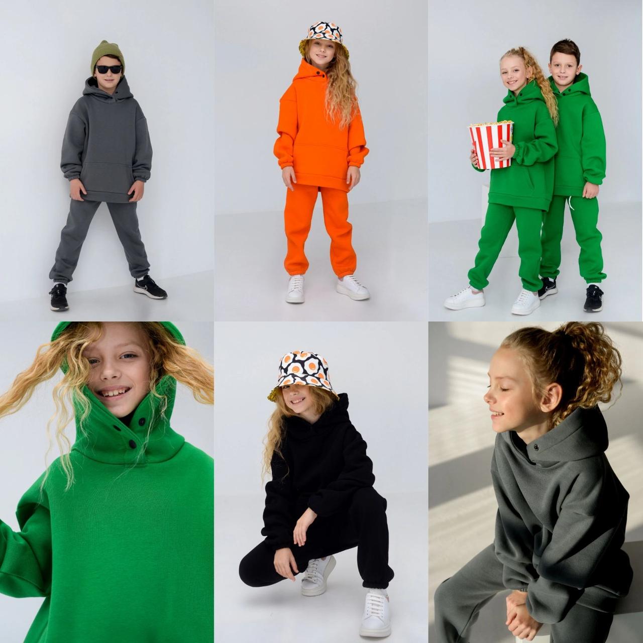 Костюм "Style" kids. Розмір: 122, 128, 134, 140, 146 см. Колір: жовтогар, графіт, трава, чорний.