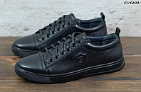 CEVIVO 5203 чоловічі шкіряні кеди кросівки туфлі