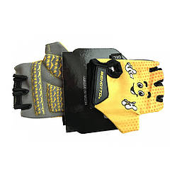 Рукавички велосипедні дитячі відкриті Benotto LCL-K65111 (Yellow) XS