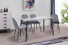 Стіл обідній зі скляною стільницею Бетті Мікс меблі