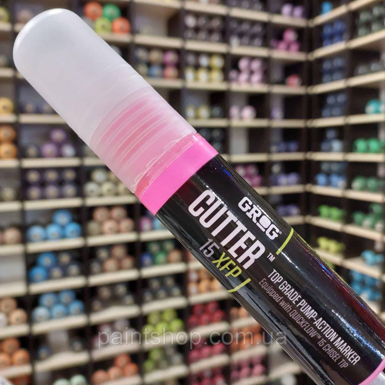 Маркер спиртовий Grog Cutter 15 XFP Neon Fuchsia (Рожевий) 15 мм