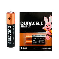 Батарейки алкалиновые Duracell Simply AAА (LR03), цена за 1 шт.