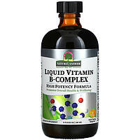 Жидкий комплекс витаминов группы В, Nature's Answer "Liquid Vitamin B-Complex" с мандариновым вкусом (240 мл)
