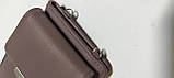 Жіночий гаманець, Сумка-шумка через плече Клатч-гаманець, Гаманець Шкіряний Стильний Модний, фото 3