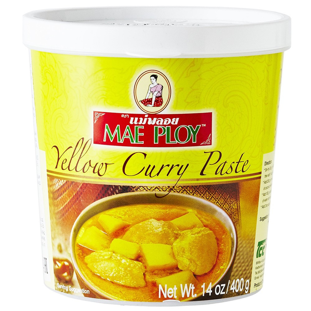 Паста карі Mae Ploy жовта Таїланд, 400 г, фото 1