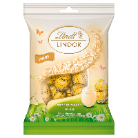 Шоколадные яйца Lindt Lindor White Chocolate Mini Eggs 80 g