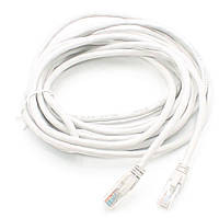 Патч-корд 5м Cat 6 RJ45-RJ45 UTP Сетевой кабель для роутера LAN Ethernet