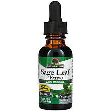 Шавлія Nature's Answer "Sage Leaf Extract" без спирту, 1000 мг (30 мл)