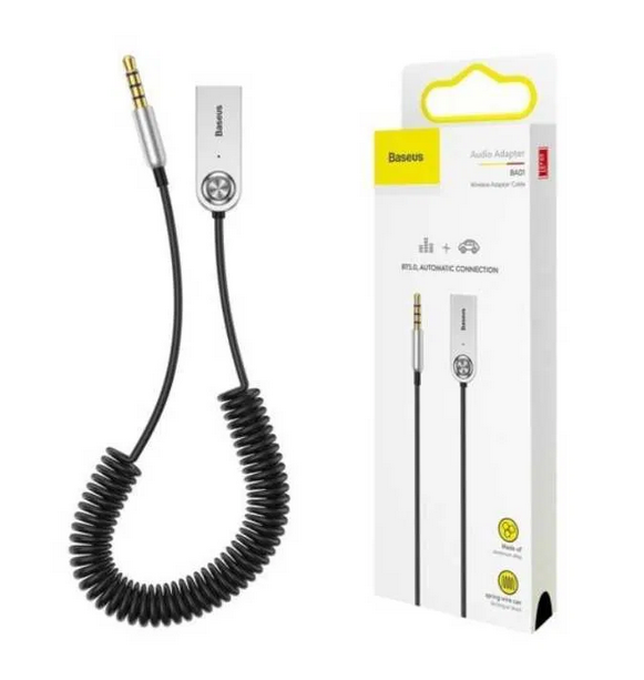 Bluetooth Ресивер AUX Адаптер Аудио Приемник Блютуз в Машину Baseus ...