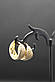Елегантні Х'юпінг золотисті сережки Xuping медичне золото круглі, фото 6