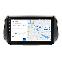 Штатна магнітола Lesko для Hyundai Santa Fe IV 2018-2021 екран 10" 2/32Gb Top 4G/ Wi-Fi Хюндай, фото 4