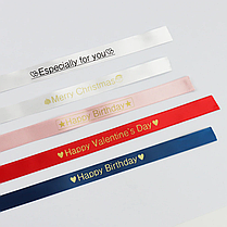 Картридж з сатиновою стрічкою для принтера Epson LabelWorks LK4PKK 12 мм 5 м Золотистий/Рожевий, фото 3