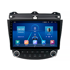 Штатна магнітола Lesko для Honda Accord VII 2002-2006 екран 10" 2/32Gb Wi-Fi Base хонда акорд