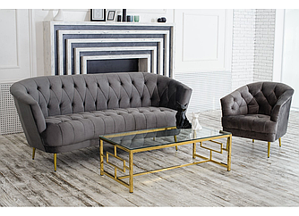 Диван Лучія сірий Vetro Meble