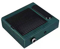 Профессиональная вытяжка BQ 858-1 для маникюра и педикюра с НЕРА-фильтром, зелёная, 80Вт. Зеленый