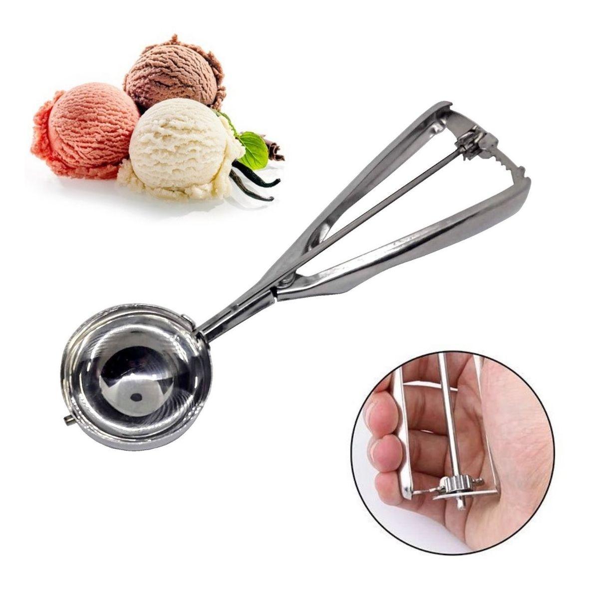 Ложка для морозива механічна Ice Cream Scoop Maxi d-6 см
