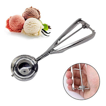 Ложка для морозива механічна Ice Cream Scoop Maxi d-6 см, фото 1