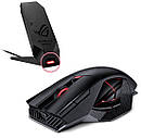 Миша ігрова ASUS ROG Spatha X WL/USB Black, фото 3