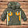 80 1-1,5 року термокомбінезон зимовий дитячий роздільний костюм комбінезон для хлопчика на овчині 5034, фото 3