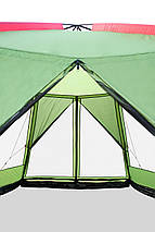 Шатро Tramp Lite Mosquito Green | Просторий кемпінговий тент для відпочинку на природі, надійний захист від сонця та дощу, фото 5