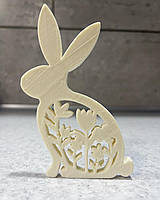Авторский силиконовый молд для шоколада, мастики, карамели "Кролик для пасхального декора №1"