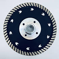 Алмазный зачистной диск, сухорез 125мм с фланцем для гранита
