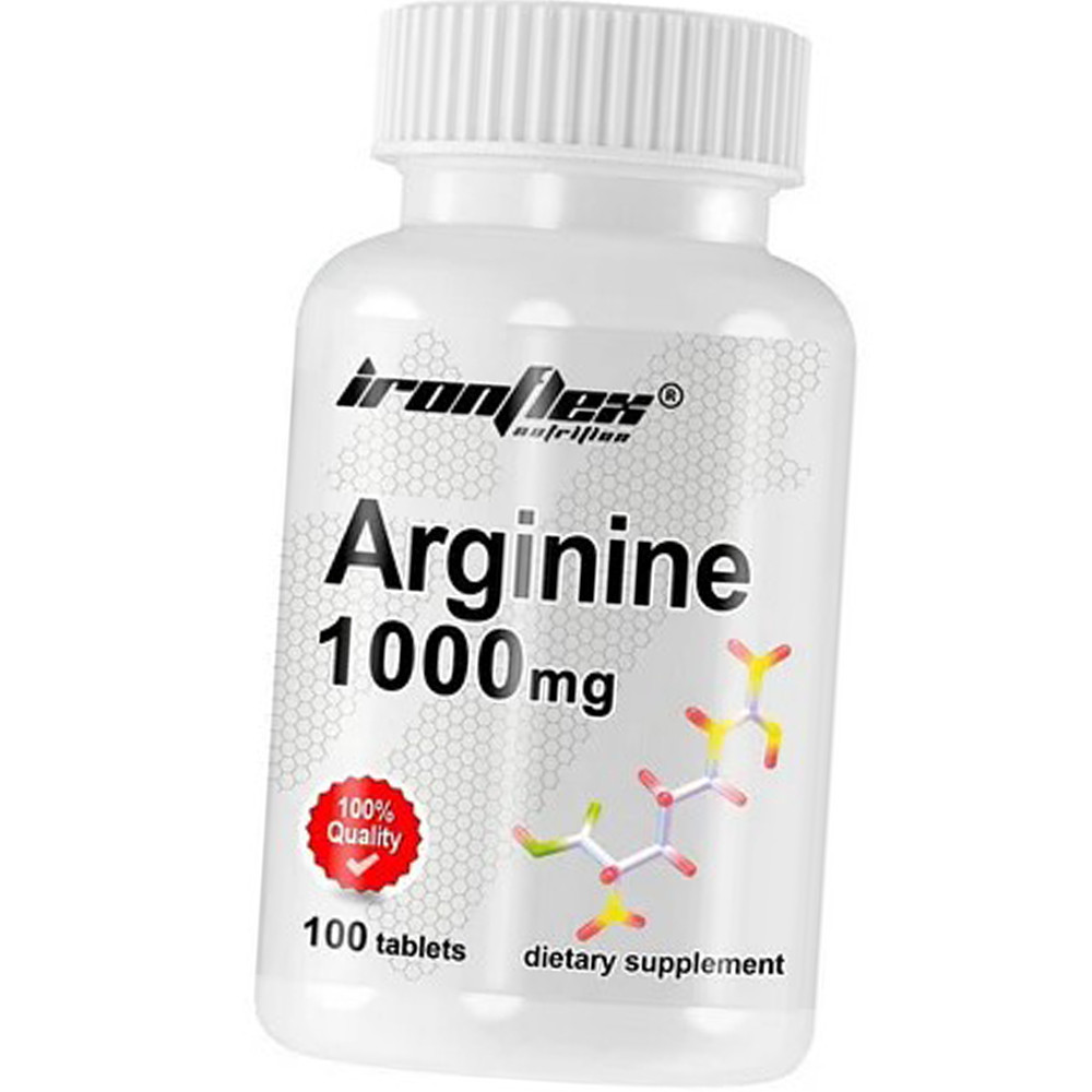 Аргінін IronFlex Arginine 1000 100 tabs