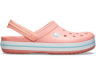 Кроксы сабо Женские Crocband Melon/Ice Blue M6-W8 38-39 23,8 см Персиковый