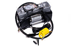 Компресор автомобільний КВАНТ 13005A 12В двопоршневий з аналоговим датчиком тиску