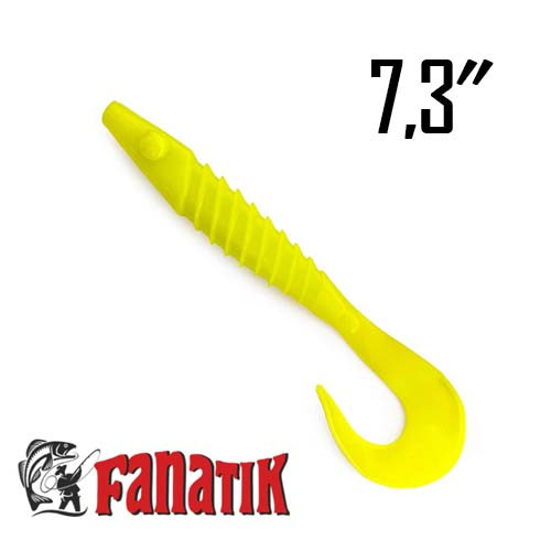 Силікон Fanatik Bulava FAT 7.3" (185 мм) 124 Lemon 1 шт., фото 1