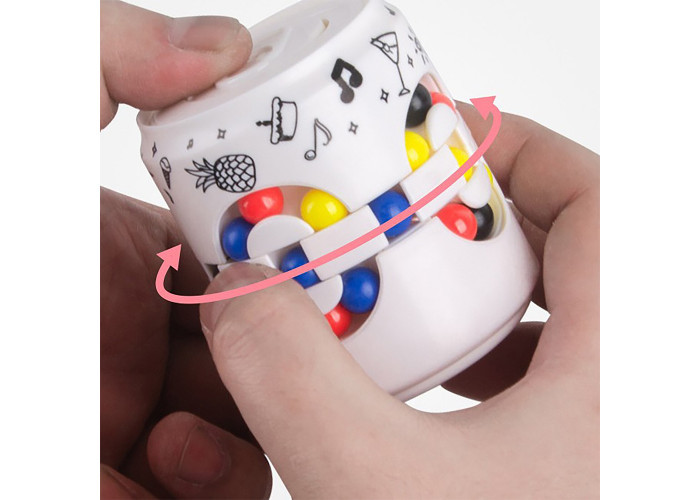 Купить Головоломка антистресс Fidget Cans Spinner Cube 2.0 Белый, цена