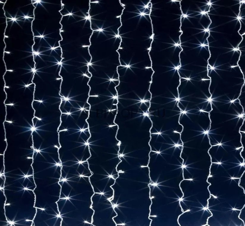 Гірлянда водоспад RD-081 240 LED 2х2 м Біла Лучшая цена, фото 1