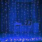 Гірлянда штора RD-089 144 LED 2х2 м Синя Лучшая цена, фото 2